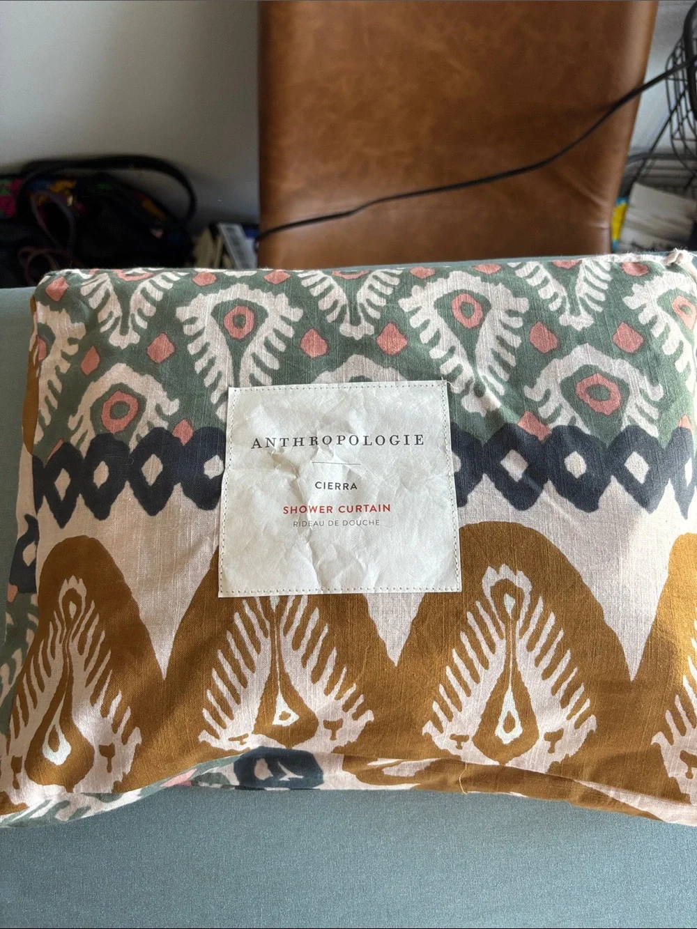 Anthropologie Cierra Shower Curtain SQUARE